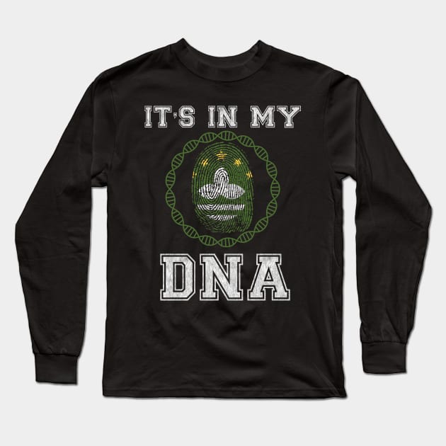 Macau  It's In My DNA - Gift for Macanese From Macau Long Sleeve T-Shirt by Country Flags